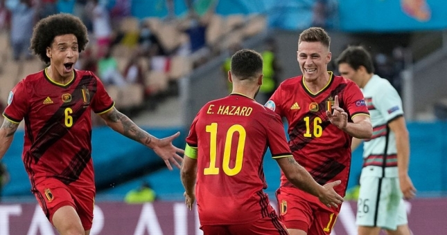 Hazard tỏa sáng, Bỉ tiễn Bồ Đào Nha về nước tại Euro 2021
