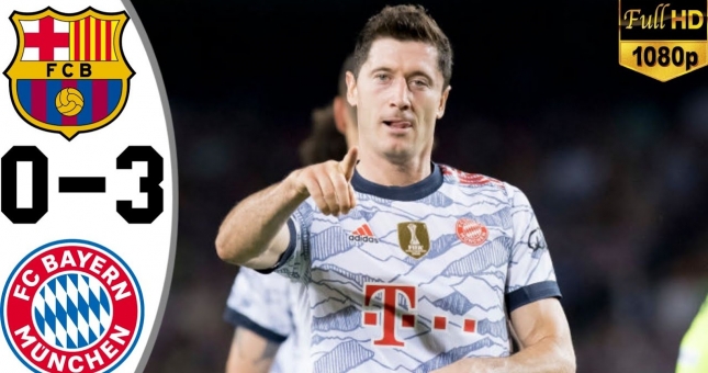 VIDEO: Lewandowski lập cú đúp giúp Bayern đè bẹp Barca