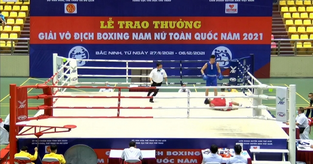 Chiến thắng Knock out đầu tiên tại Giải Vô địch Boxing Nam nữ Toàn quốc 2021