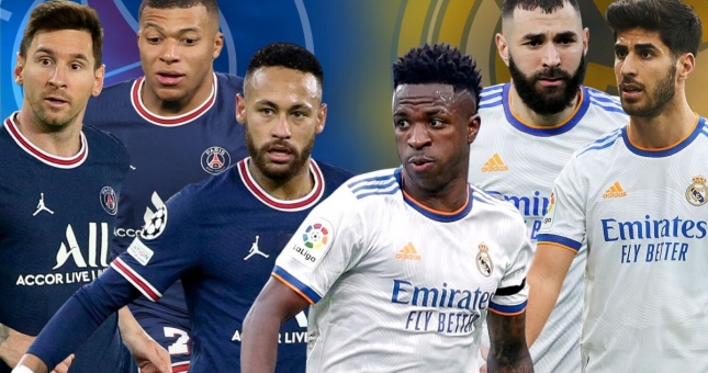 Xem trực tiếp PSG vs Real Madrid - Cúp C1 ở đâu? Kênh nào?