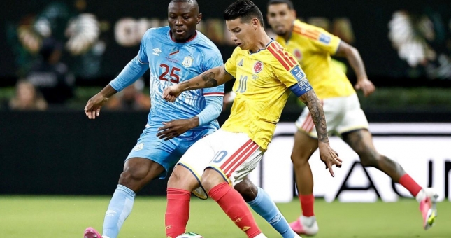 Trực tiếp Colombia 0-0 CHDC Congo: Colombia ép sân tìm bàn