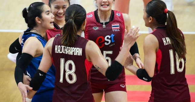Bóng chuyền nữ Thái Lan thắng trận đầu tiên ở VNL 2026