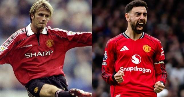 Bruno Fernandes: 'Tôi đã cố gắng làm mọi thứ giống David Beckham'