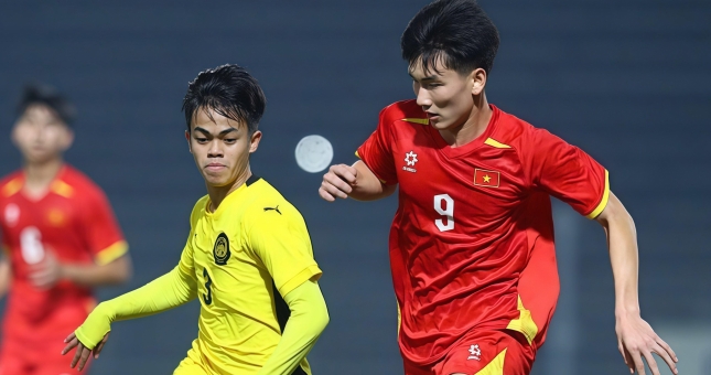 Trực tiếp bóng đá U17 Việt Nam 1-0 U17 Malaysia: Áp đảo hoàn toàn
