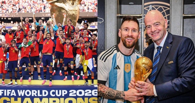 CHÍNH THỨC: FIFA thu hồi cúp vàng World Cup 2026 từ Tây Ban Nha