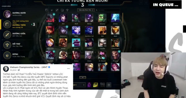 Video: Lý do Zeros bị cấm thi đấu vĩnh viễn khỏi VCS