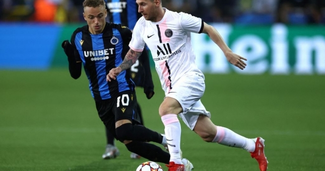 Video bàn thắng Brugge 1-1 PSG: Messi bất lực