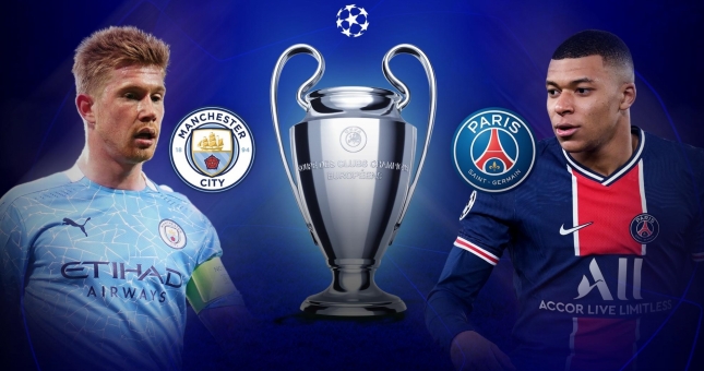 Xem trực tiếp Man City vs PSG - Cúp C1 ở đâu? Kênh nào?