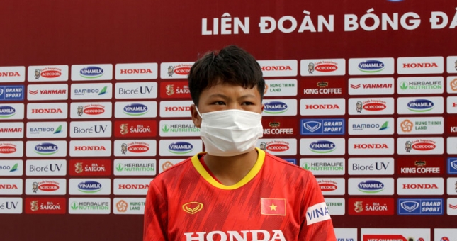 Tuyển thủ nữ Việt Nam hạnh phúc khi lần đầu được triệu tập