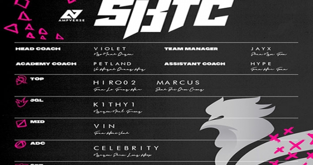 SBTC Esports công bố đội chính thức tham gia giải đấu VCS hè 2021