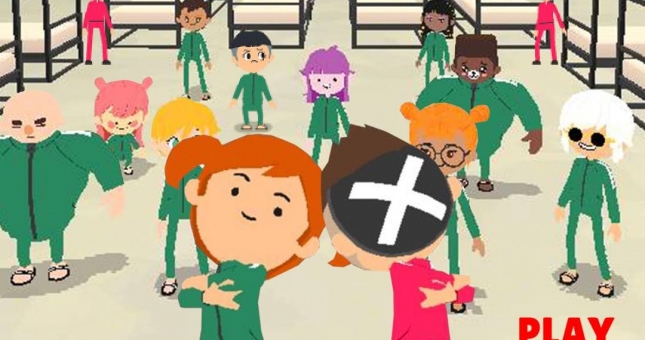 Game thủ Play Together tự thiết kế nhà theo phong cách của Squid Game