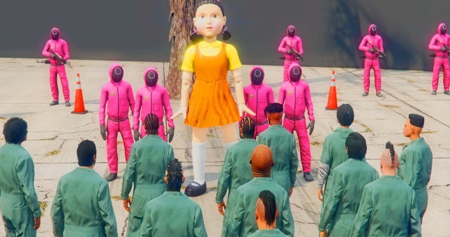 Squid Game đã có mặt trong GTA V, game thủ đua nhau chơi thử