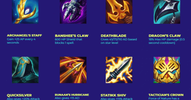 Cách ghép trang bị trong DTCL Mùa 6