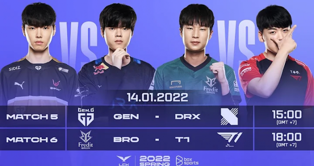 Kết quả LCK Mùa Xuân 2022 ngày 14/1: Ngài Morgan độ không nổi BRO