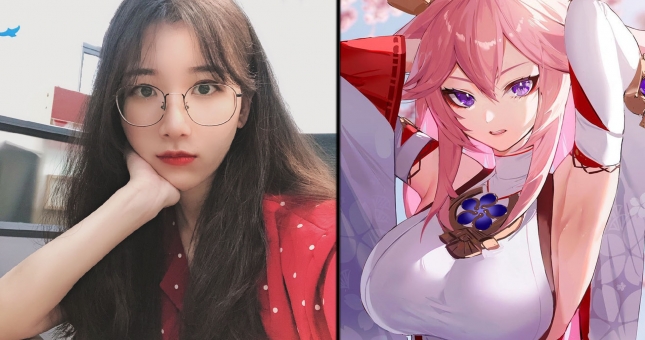 Bất ngờ trước nhan sắc VA của Yae Miko trong Genshin Impact