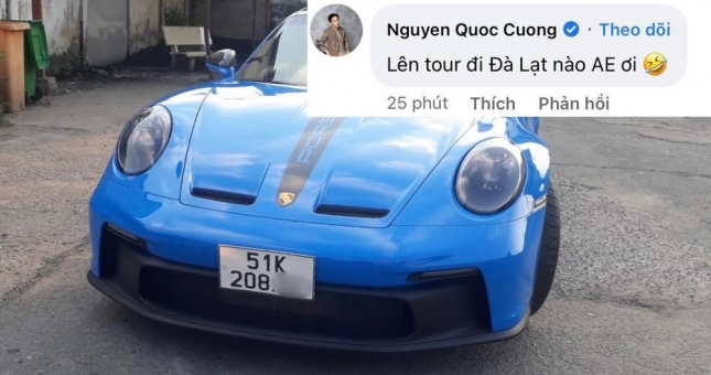 'Hàng hiếm' Porsche 911 GT3 2022 giá 16 tỷ đồng của Cường 'Đô-la' đã ra biển trắng