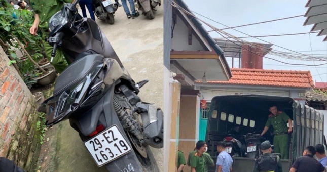 'Khui' kho chứa xe Honda SH ăn trộm cực lớn tại Sóc Sơn, Hà Nội