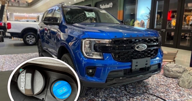 Ngoài dầu diesel, Ford Everest 2022 còn cần đổ thêm dung dịch lạ mới có thể vận hành