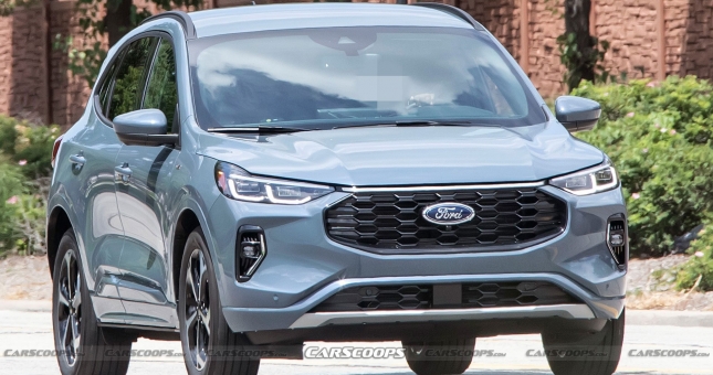 Ford Escape 2023 lộ diện 'trần trụi', thiết kế trẻ trung, thời thượng hơn, khiến khách Việt tiếc 'hùi hụi'