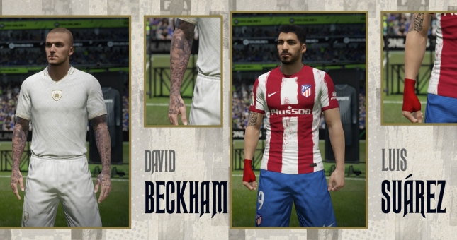 FIFA Online 4 cập nhật hình xăm cho 23 cầu thủ trong game