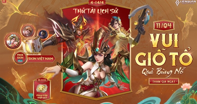 Liên Quân Mobile: Hướng dẫn và đáp án event Tranh Tài Lịch Sử