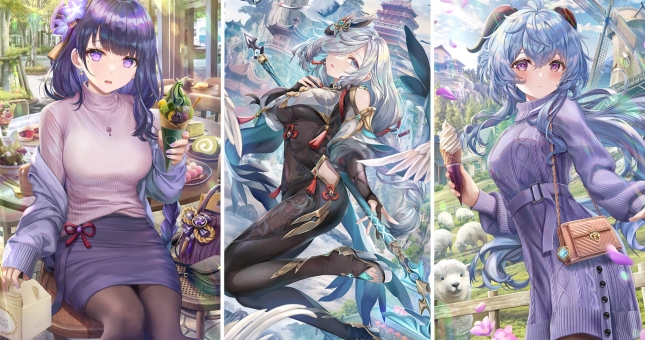 Ngắm dàn nhân vật nữ cực kỳ xinh đẹp trong Genshin Impact