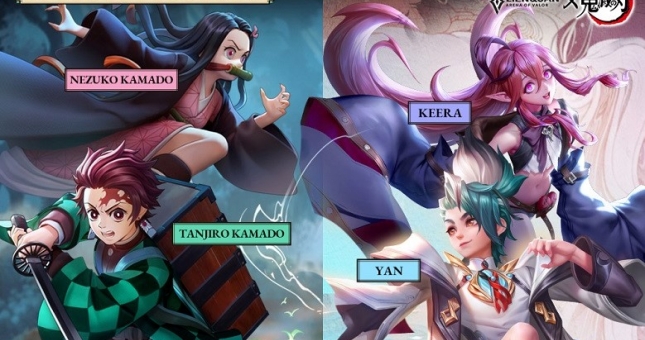 Chính thức: Liên Quân Mobile sẽ có dòng trang phục Thanh Gươm Diệt Quỷ