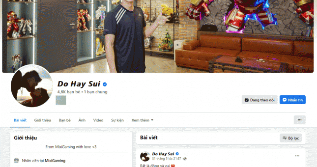 Độ Mixi bị hacker đổi tên nick Facebook thành ‘Độ Hay Sủi’