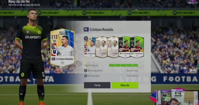 Game thủ FO4 đầu tiên tại Việt Nam đập thành công thẻ Ronaldo MC +8