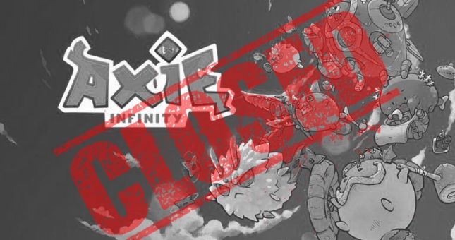 Axie Infinity thông báo đóng cửa phiên bản play-to-earn