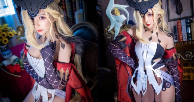 Ngắm màn cosplay Signora trong Genshin Impact
