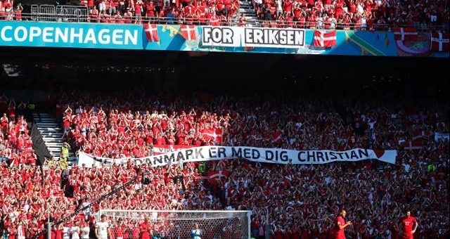 1 phút tri ân Eriksen đầy cảm xúc ở trận Đan Mạch vs Bỉ