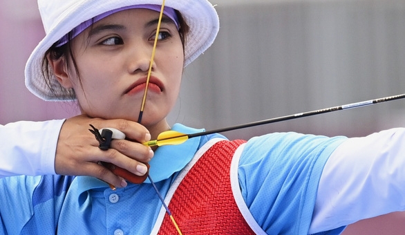 Nữ cung thủ Việt Nam thua ngược đầy tiếc nuối ở loạt 'mũi tên vàng'