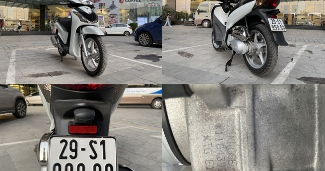 Honda SH biển số 999.99 “hét giá” ngang Toyota Camry tại Hà Nội