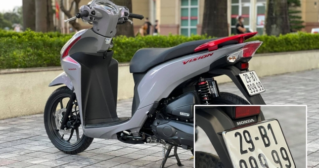 Chiêm ngưỡng Honda Vision biển ngũ quý 9 giá hơn 400 triệu đồng