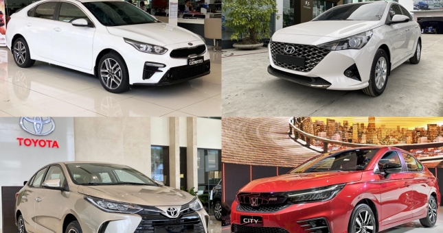 5 mẫu sedan bán chạy nhất 6 tháng đầu năm 2021: có cả xe hạng C