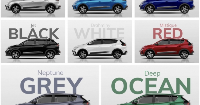 Lộ diện bảng màu VinFast VF e34 với tên gọi như xe sang