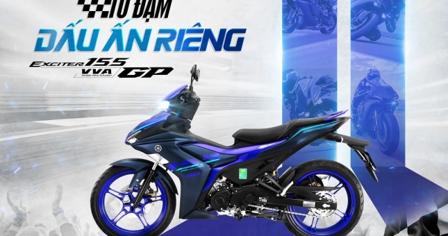 Yamaha Exciter 155 VVA GP mới ra mắt, cạnh tranh Honda Winner X
