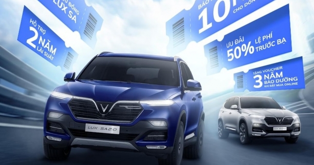 Giá bán và ưu đãi mua xe VinFast Tết 2022 cho ô tô xăng