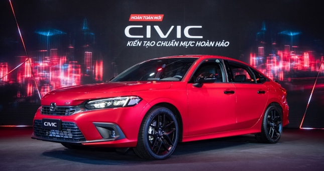 Honda Civic 2022 chính thức ra mắt tại Việt Nam, giá từ 730 triệu đồng