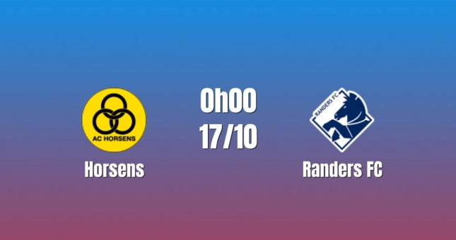 Nhận định Horsens vs Randers FC: Chủ nhà tìm lại nhịp thắng, 0h00 ngày 17/10/2026