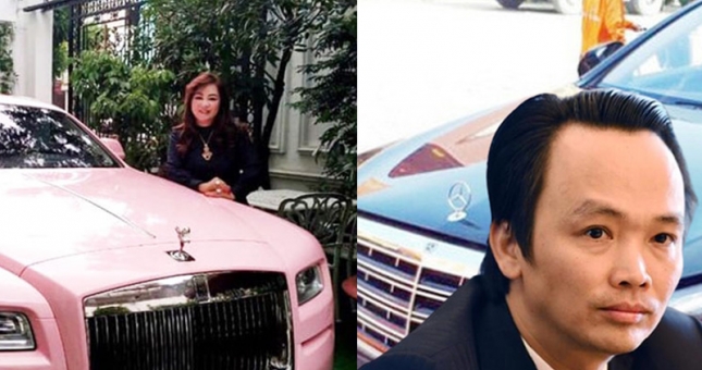 So sánh dàn xe siêu sang của ông Trịnh Văn Quyết và bà Nguyễn Phương Hằng
