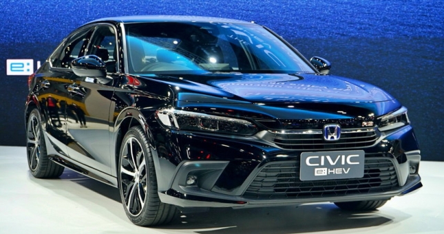 Ảnh thực tế Honda Civic Hybrid 2022 vừa trình làng, giá khoảng 782 triệu đồng