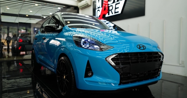Tận mắt Hyundai Grand i10 2022 độ cực chất nữ dân chơi Sài Gòn