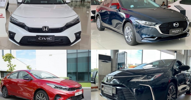 Loạt sedan hạng C giảm giá mạnh nhất tháng Ngâu: Mazda 3, Kia K3 “so găng”