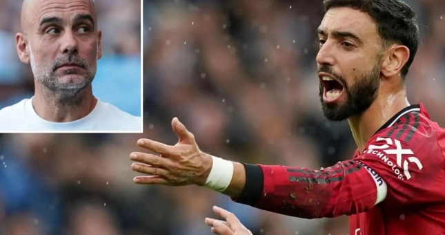 Pep dùng Bruno Fernandes làm 'gương xấu' răn đe các cầu thủ Man City