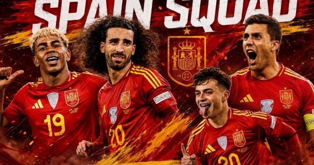 Đội hình mạnh nhất Tây Ban Nha dự World Cup 2026: Quá khủng khiếp!