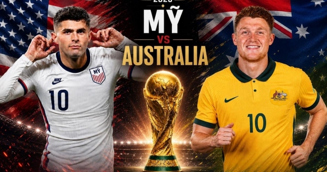 Trực tiếp bóng đá Mỹ 0-0 Australia: Trận đấu bắt đầu