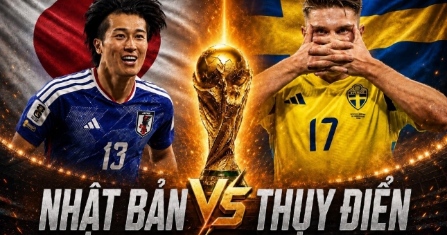 Trực tiếp bóng đá Nhật Bản vs Thụy Điển: Đã có đội hình