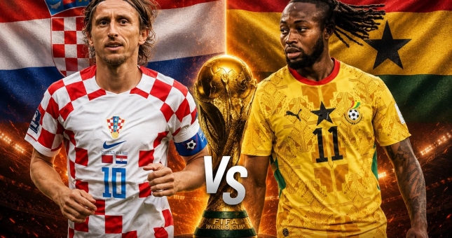 Trực tiếp bóng đá Croatia vs Ghana: Modric quyết đấu Semenyo